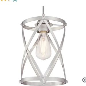 Westinghouse Brushed nickel pendant light new